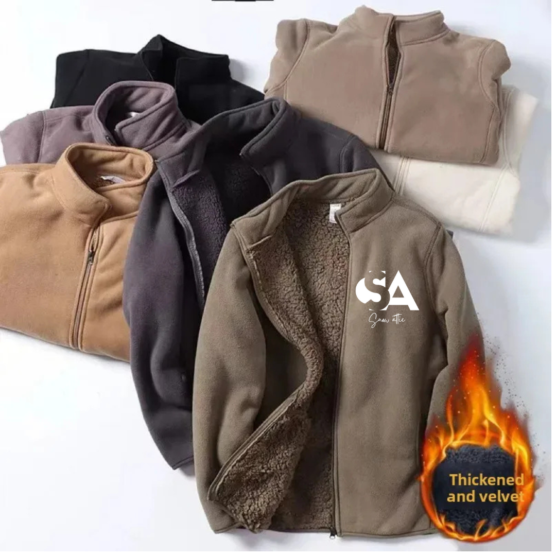 SNOWATTIC Men's & Couples' Faux Shearling Winter Jacket