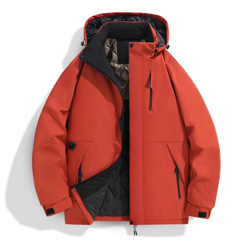 SNOWATTIC Men's Thick Plush Fleece Winter Jacket