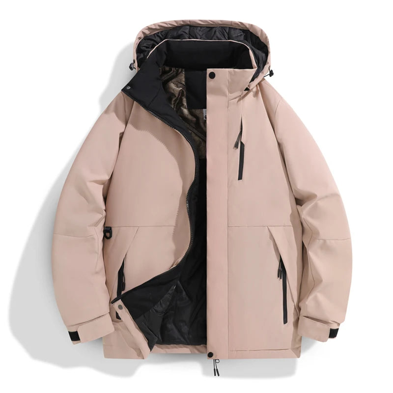 SNOWATTIC Men's Thick Plush Fleece Winter Jacket