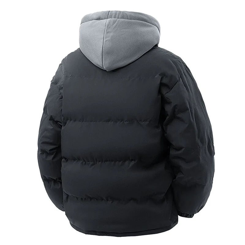 SNOWATTIC Men's Thick Hooded Quilted Puffer Jacket