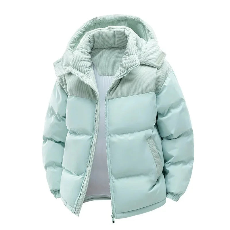 SNOWATTIC Men's Thick Fleece-Lined Winter Puffer Jacket
