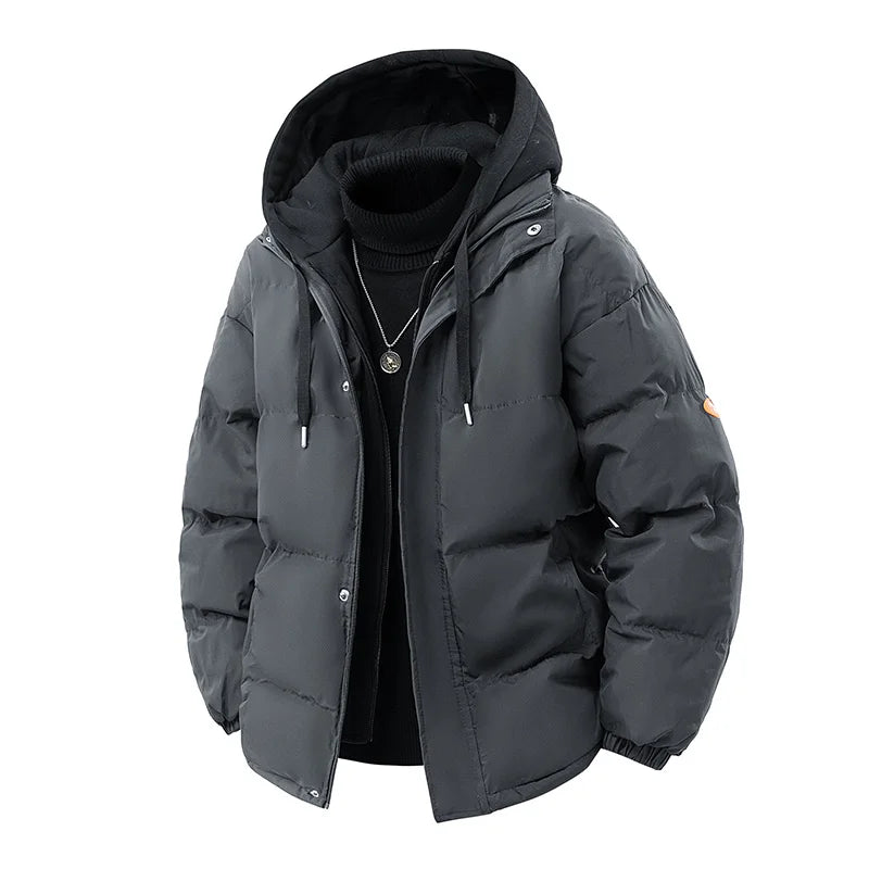 SNOWATTIC Men's Thick Hooded Quilted Puffer Jacket