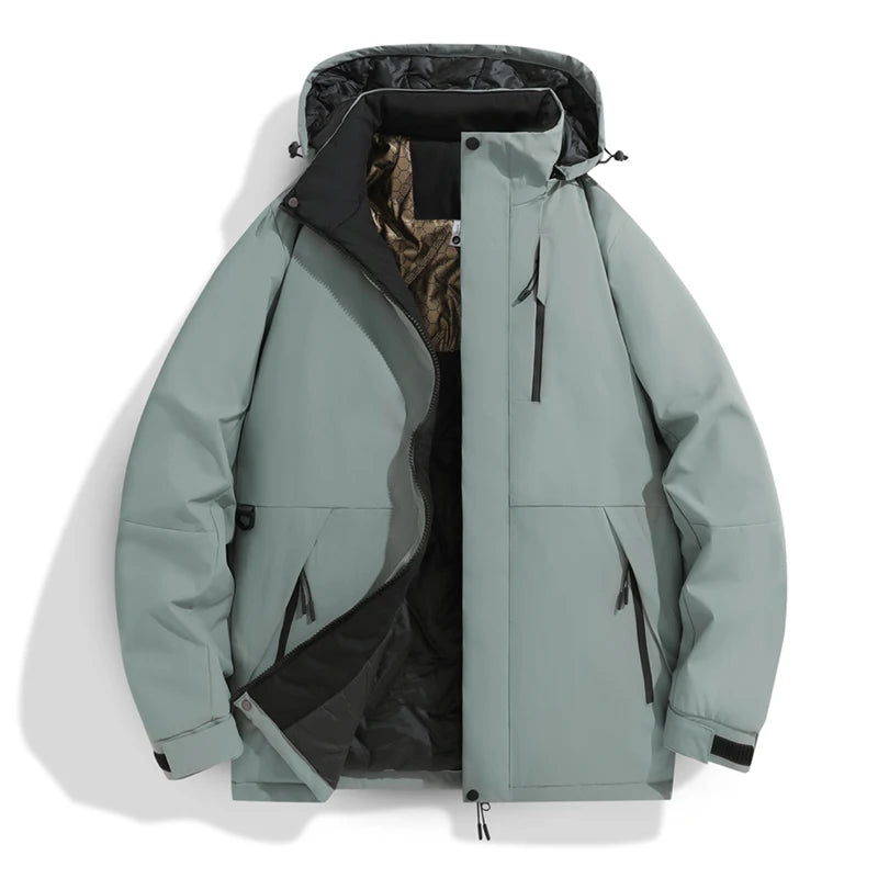 SNOWATTIC Men's Thick Plush Fleece Winter Jacket