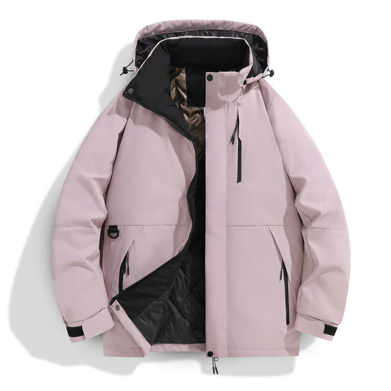 SNOWATTIC Men's Thick Plush Fleece Winter Jacket