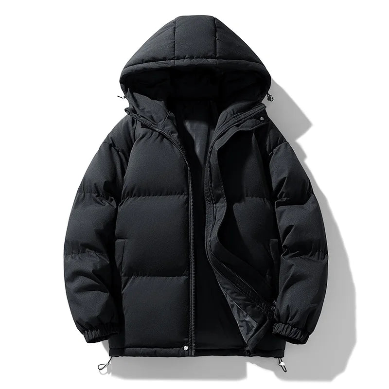 SNOWATTIC Unisex Warm Thickened Hooded Winter Coat