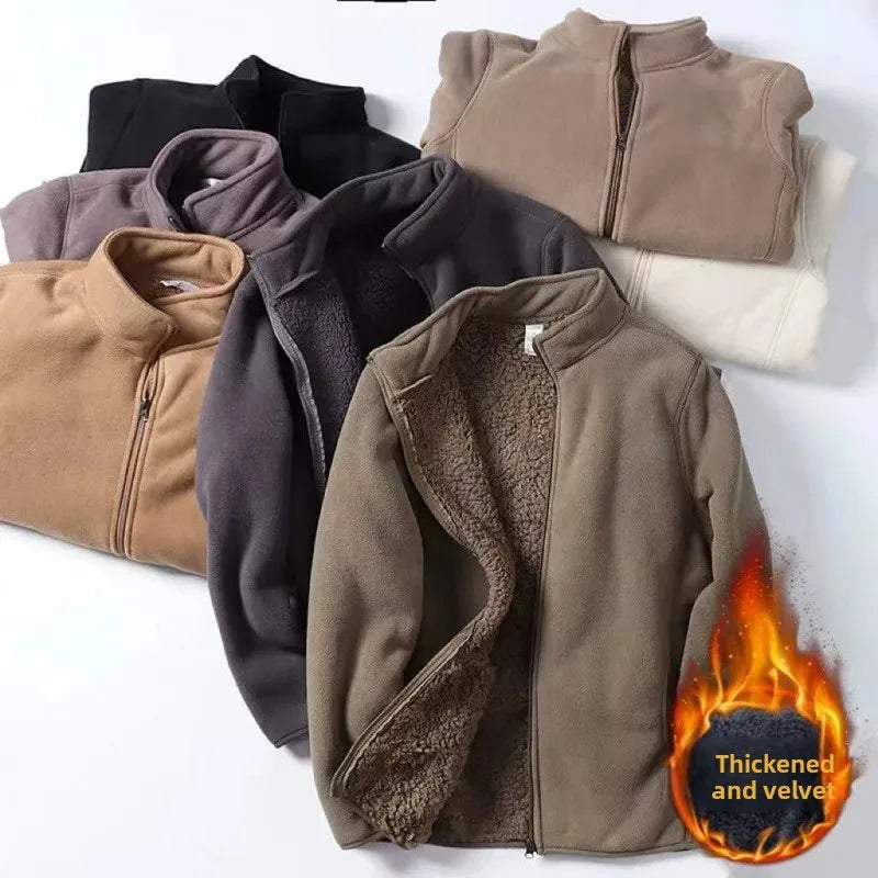 SNOWATTIC Men's & Couples' Faux Shearling Winter Jacket