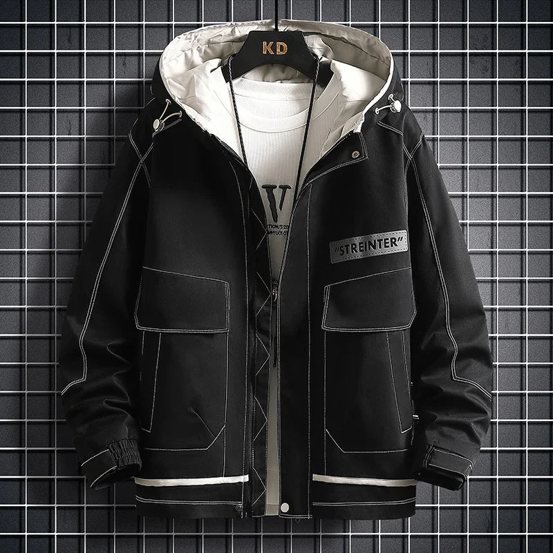 SNOWATTIC Men's Waterproof Hooded Windbreaker Jacket (Spring/Autumn)