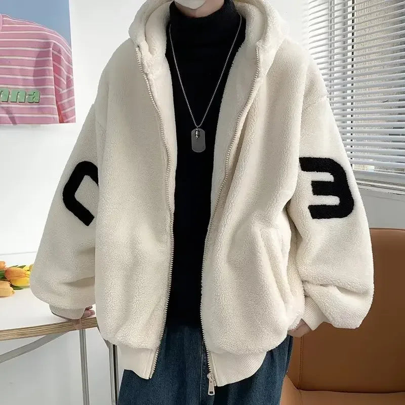 SNOWATTIC Men's Zip-Up Wool Blend Padded Cardigan Jacket