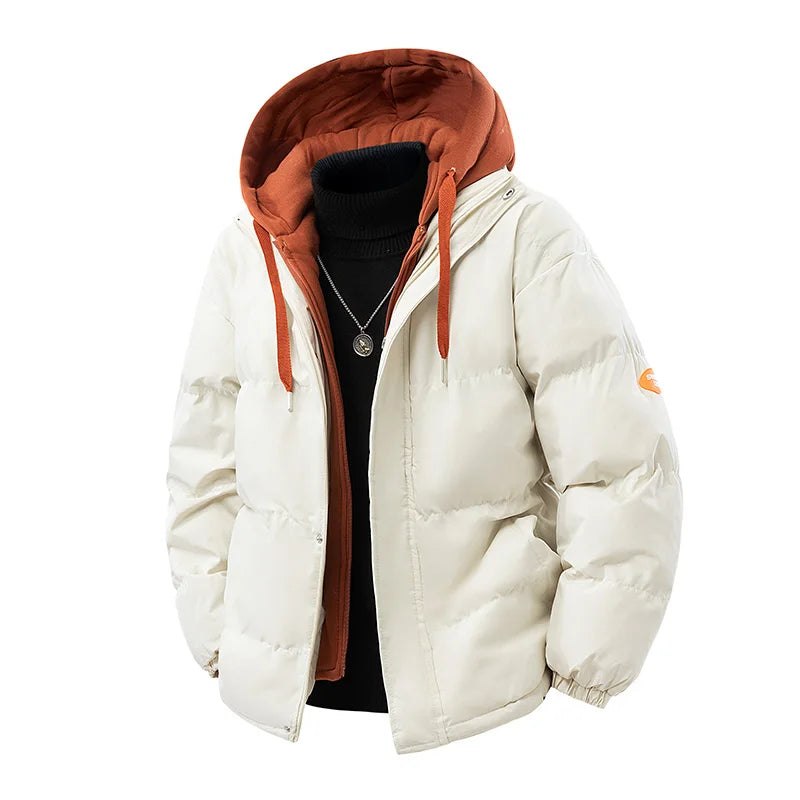 SNOWATTIC Men's Thick Hooded Quilted Puffer Jacket