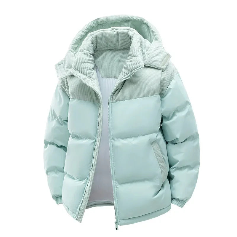 SNOWATTIC Men's Thick Fleece-Lined Winter Puffer Jacket