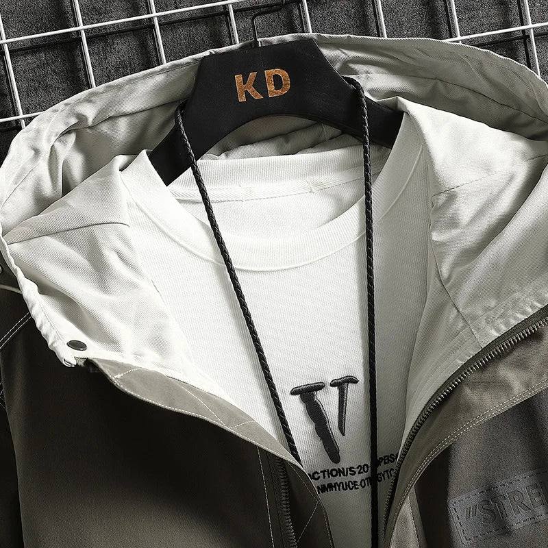 SNOWATTIC Men's Waterproof Hooded Windbreaker Jacket (Spring/Autumn)