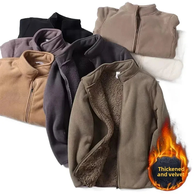 SNOWATTIC Men's & Couples' Faux Shearling Winter Jacket