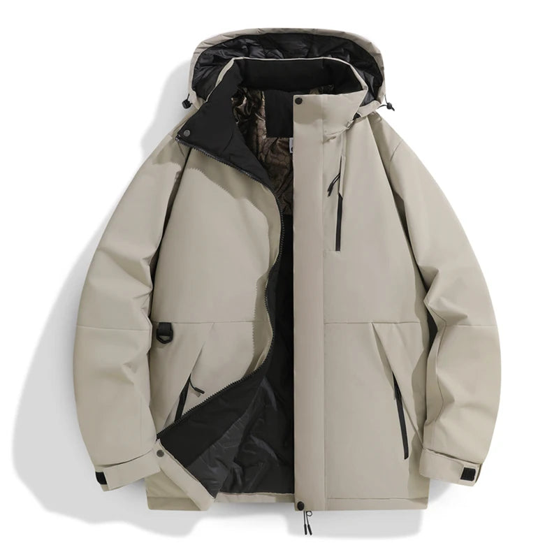 SNOWATTIC Men's Thick Plush Fleece Winter Jacket