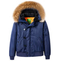 SNOWATTIC Men's Hooded Baseball Winter Puffer Jacket