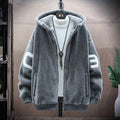 SNOWATTIC Couples' Oversize Faux Shearling Hooded Jacket