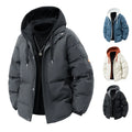 SNOWATTIC Men's Thick Hooded Quilted Puffer Jacket