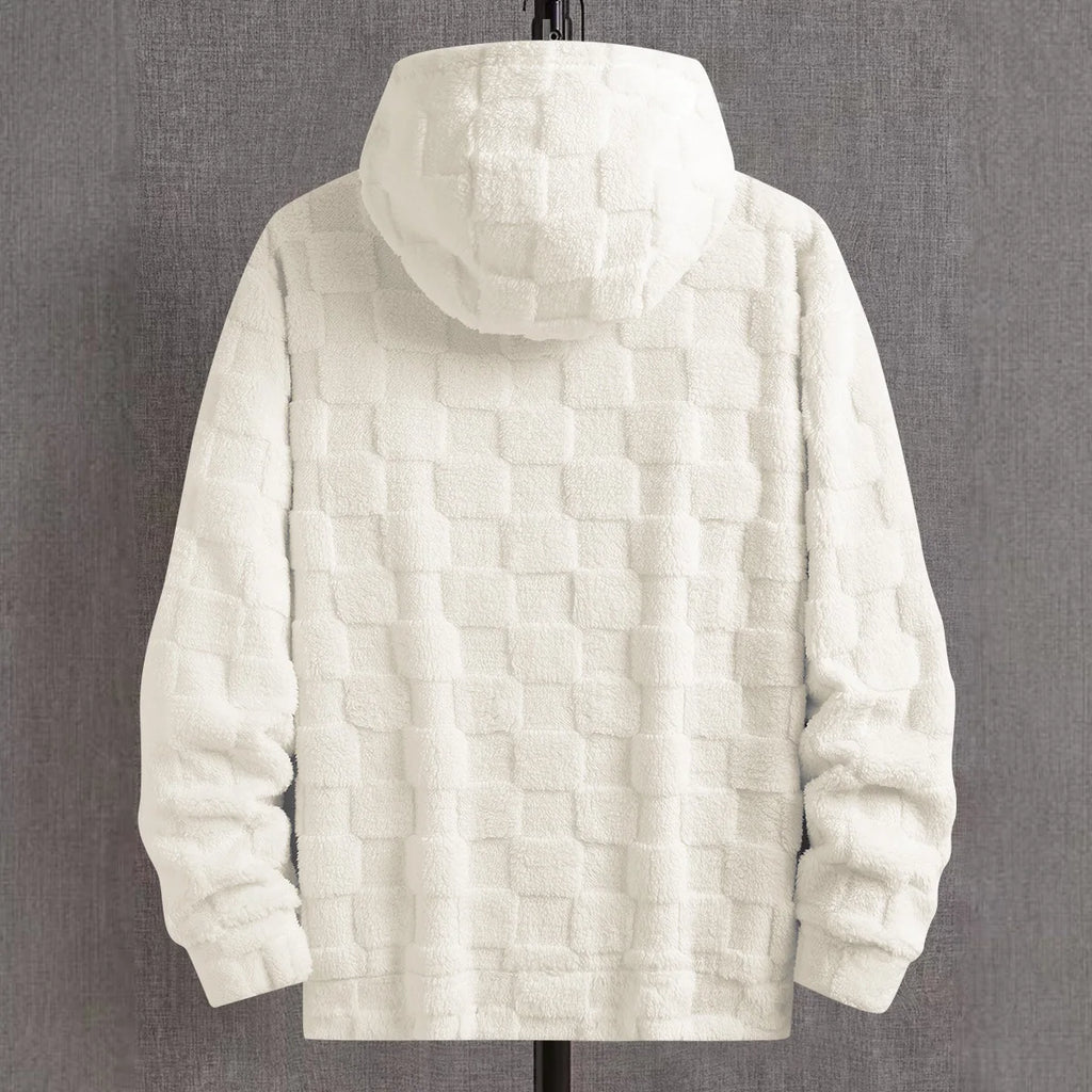 SNOWATTIC Men's Thickened Hooded Pullover Sweatshirt