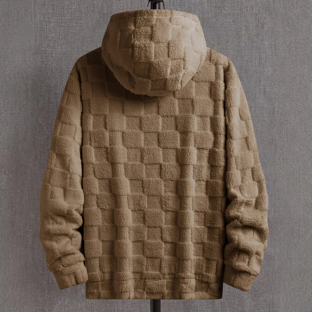 SNOWATTIC Men's Thickened Hooded Pullover Sweatshirt